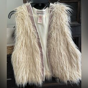 Faux Fur Vest Size M